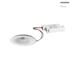 recessed luminaire IP20, glossy, transparent, white 10,5W 887lm 3000K 20-40 20-40 CRI 80-89