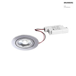 LED-Einbaustrahler 230 V AC, 50 Hz, 6 W, 4000K, chrom