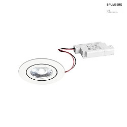 Lumire encastre IP20, scintillant, transparent, blanche  6W 660lm 3000K 20-40 20-40 CRI 80-89