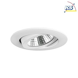 Downlight BB03 rotondo, dimmerabile IP20, Bianco dimmerabile