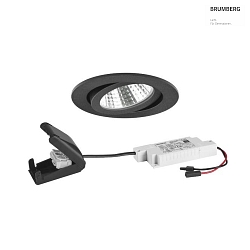 LED-Einbaustrahler 230 V AC, 50 Hz, 6 W, 38, 3000 K, 640 lm, rund, schwenkbar