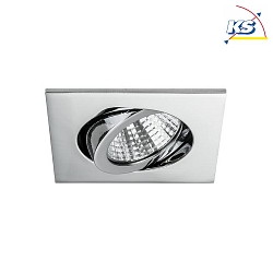 Downlight BB05 angolare, dimmerabile IP20, Cromo dimmerabile