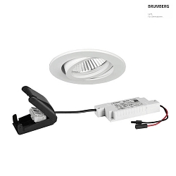 Luce da incasso BB 18 rotondo, girevole LED IP20, Bianco dimmerabile 6W 430lm 1800-3000K 20-40 20-40 CRI 80-89