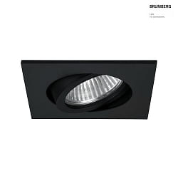 Downlight BB18 DTW ECKIG angolare, Dim-To-Warm IP20, Nero dimmerabile