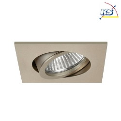 Downlight BB18 angulaire, Dim-To-Warm IP20, champagne gradable