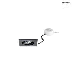 Luce da incasso TIRREL-S angolare, girevole IP20, bianco dimmerabile 6W 680lm 3000K 38 38 CRI >80