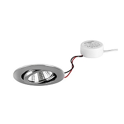 Downlight BB03 pivotant, dimmable IP20, chrome gradable