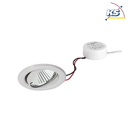 Downlight BB09 girevole, dimmerabile IP20, Bianco dimmerabile