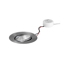 Luce da incasso IP65, Lucido, nichel  7W 620lm 3000K 20-40 20-40 CRI 80-89