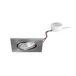 Luce da incasso IP65, Lucido, nichel  7W 620lm 3000K 20-40 20-40 CRI 80-89
