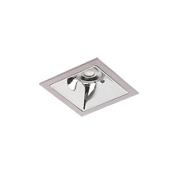 recessed luminaire APOLLO MINI square, switchable LED IP20, silver  9W 1201lm 3000K CRI 90-100
