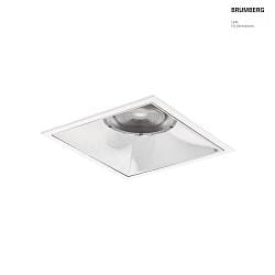 ceiling recessed luminaire APOLLO MEGA square, direct IP20, white dimmable