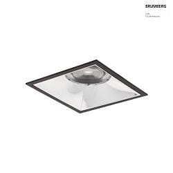 ceiling recessed luminaire APOLLO MEGA square, direct IP20, black dimmable