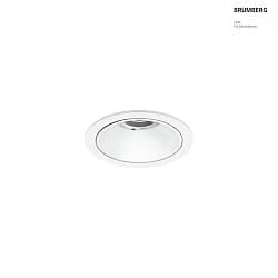 ceiling recessed luminaire DIOS MINI round, direct IP20, white dimmable