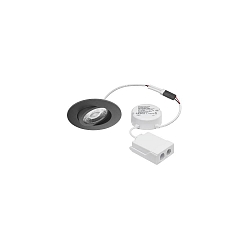 recessed luminaire ABACO ROUND swivelling, DALI controllable, tunable white IP44