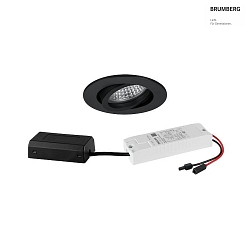 recessed luminaire IP20, glossy, transparent dimmable 6W 680lm 3000K 20-40 20-40 CRI 80-89