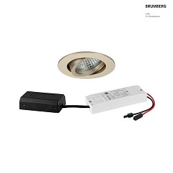 LED-Einbaustrahler 230 V AC, 50 Hz, 6 W, 3000K, transparent