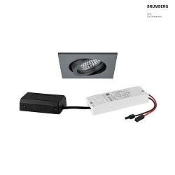 recessed luminaire IP20, chrome, glossy, transparent dimmable 6W 680lm 3000K 20-40 20-40 CRI 80-89