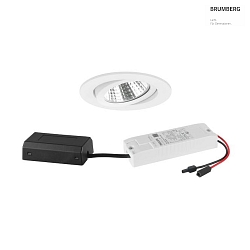 LED-Einbaustrahler 230 V AC, 50 Hz, 6 W, 38, 3000 K, 640 lm, rund, schwenkbar