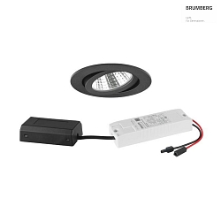 LED-Einbaustrahler 230 V AC, 50 Hz, 6 W, 38, 3000 K, 640 lm, rund, schwenkbar