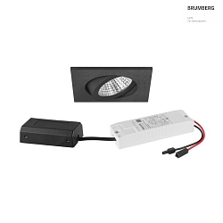 LED-Einbaustrahler 230 V AC, 50 Hz, 6 W, 38, 3000 K, 640 lm, quadratisch, schwenkbar