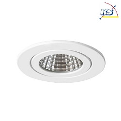 Downlight BB15 rotondo, controllabile da DALI IP54, Bianco dimmerabile