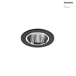 ceiling recessed luminaire APOLLO MICRO round, direct IP20, black 