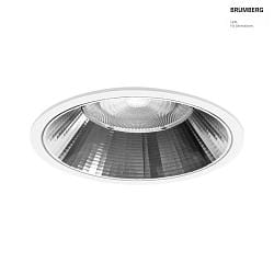 ceiling recessed luminaire APOLLO MEGA round, direct IP20, transparent, white dimmable