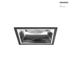 ceiling recessed luminaire APOLLO MAXI square, direct IP20, black dimmable