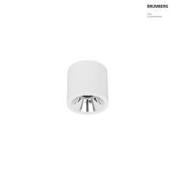 LED Aufbau-Downlight APOLLO MINI,  11.8cm, Reflektor glatt, CRi >90, UGR <19, DALI, 10.5W 4000K 55, wei