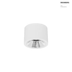 LED Aufbau-Downlight APOLLO MIDI,  16.8cm, Reflektor glatt, CRi >90, UGR <19, DALI, 14.5W 4000K 55, wei
