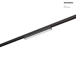 LED Schienen-Lichtbalken PEPA LINEAR OPAL, 48V DC, CRi >90, DALI-2 steuerbar, starr, schwarz, 30cm, 9.6W 3000K 120