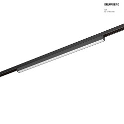 LED Schienen-Lichtbalken PEPA LINEAR OPAL, 48V DC, CRi >90, DALI-2 steuerbar, starr, schwarz, 60cm, 18.8W 3000K 120