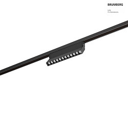 LED Schienen-Lichtbalken PEPA LINEAR LENS, 48V DC, CRi >90, UGR <13, DALI-2 steuerbar, neigbar, schwarz, 22.3cm, 9.5W 3000K