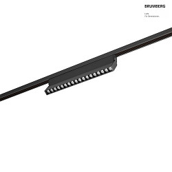 LED Schienen-Lichtbalken PEPA LINEAR LENS, 48V DC, CRi >90, UGR <13, DALI-2 steuerbar, neigbar, schwarz, 33.1cm, 14.6W 3000K