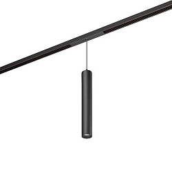 Lumire  suspension sur rail PEPA PEN Bas, rigide, contrlable par DALI IP20, noir mat gradable