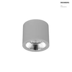 LED Aufbau-Downlight APOLLO MAXI,  20.8cm, Reflektor facettiert, CRi >90, UGR <19, DALI, 20.5W 3500K 55, silber
