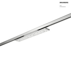 LED 3-Phasen Schienenstrahler BALI MIDI S 97/91, 58.7cm, drehbar, DALI-2 dimmbar, 40W 4000K, silber