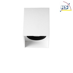 Aufbaueinheit Decke fr LED-Module, Quadratisch, Bndig, IP20, max. 8W, Strukturwei / Strukturschwarz