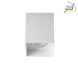 Aufbaueinheit Decke fr LED-Module, Quadratisch, Bndig, IP20, max. 8W, Strukturwei