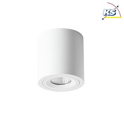 Aufbaueinheit Decke fr LED-Module, Rund, Bndig, IP20, max. 8W, ohne BG, Strukturwei