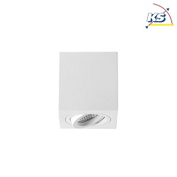 Aufbaueinheit Decke fr LED-Module, Quadratisch, Bndig, IP20, max. 8W, ohne BG, Strukturwei