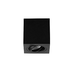 Botier pour montage en surface pivotant, carr, affleurant, noir 