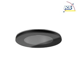 Downlight COVER-UP rond, rigide, dgager, noir 
