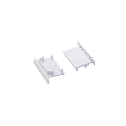 Endkappen-Set zu LED-Einbauprofil 53759070, 2 Stck, wei