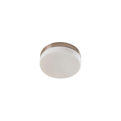 wall and ceiling luminaire IDA  18CM 1 flame E27 IP44, nickel matt dimmable