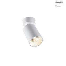 Luminaire de plafond TAGES  6CM  1 flamme, petit, rond GU10 IP20, blanc mat gradable