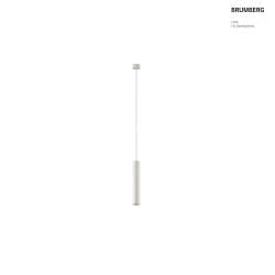 Luminaire  suspension TOMEK 350MM  1 flamme, cylindrique, rigide GU10 IP20, blanc mat gradable
