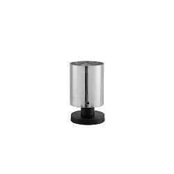 table lamp MURRAY 1 flame, cylindrical E27 IP20, black matt 