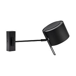 Luminaire mural pivotant, avec interrupteur, avec abat-jour G9 IP20, noir  gradable